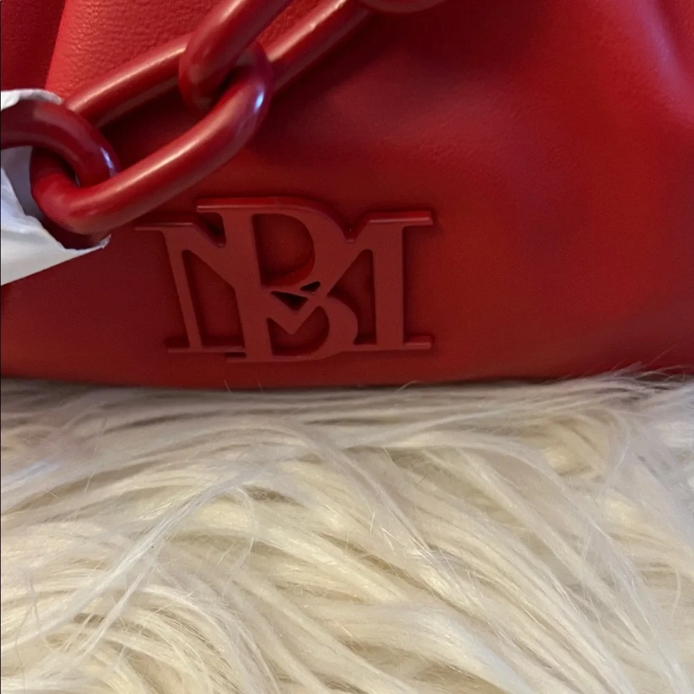 Badgley Mischka Red Women Bag NWT - Picture 3 of 9